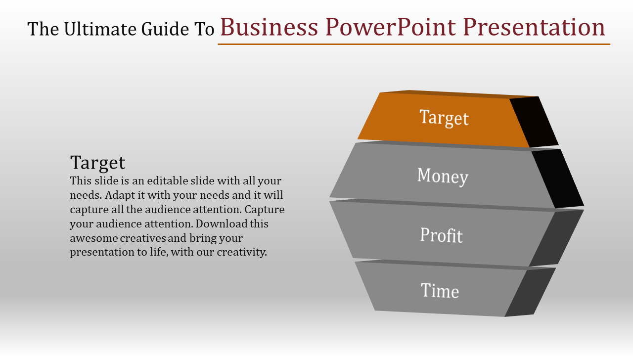 Easy To Make Use Of Our Business PowerPoint Presentation